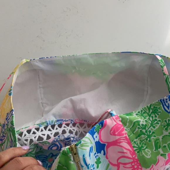 Lilly Pulitzer colorful/floral 2 piece skirt set - Picture 4 of 8